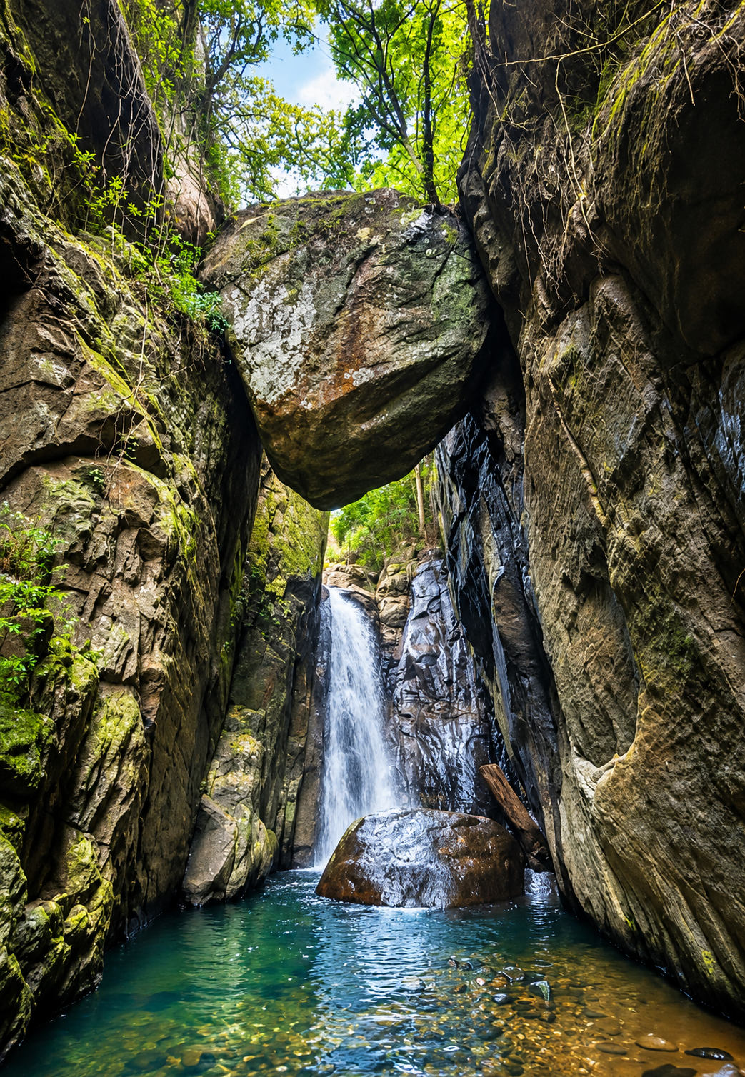 Nidangoda Ella waterfall near Kalupahana