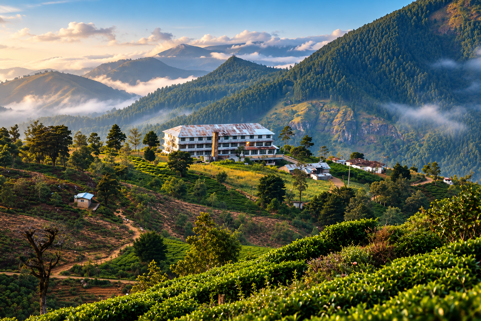 Scenic view related to Udaweriya Tea Estate in Sri Lanka