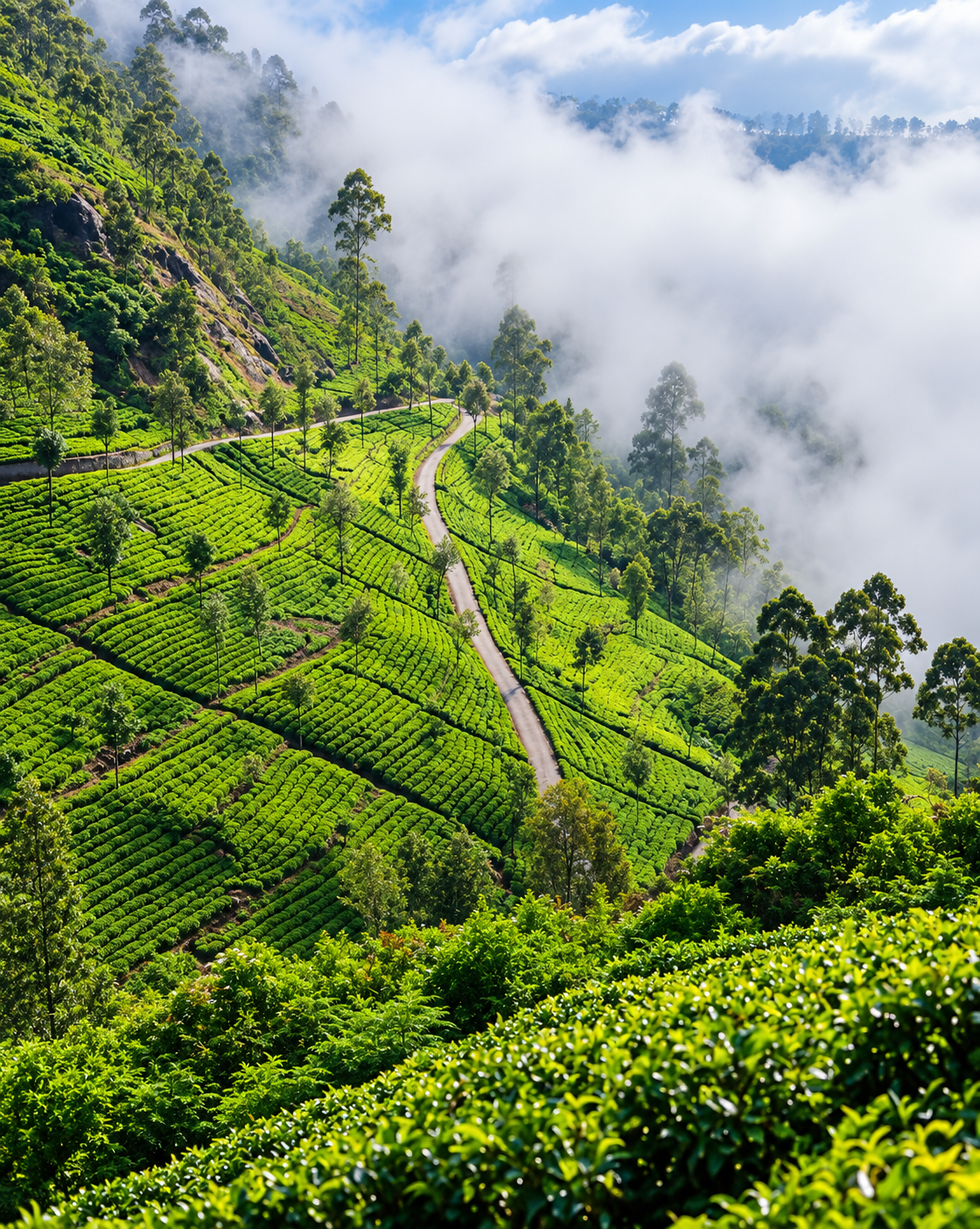 Tea estate life in West Haputale